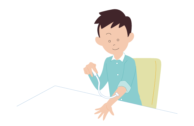 お子さん本人が自分に注射すること