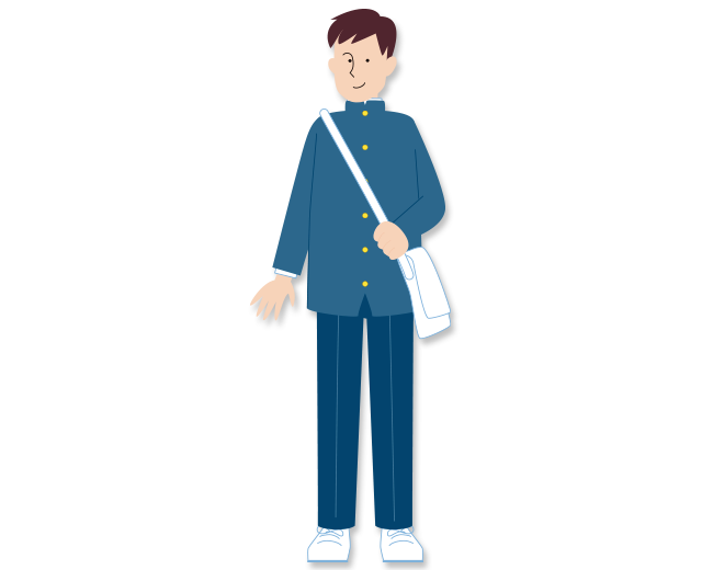 思春期のイラスト