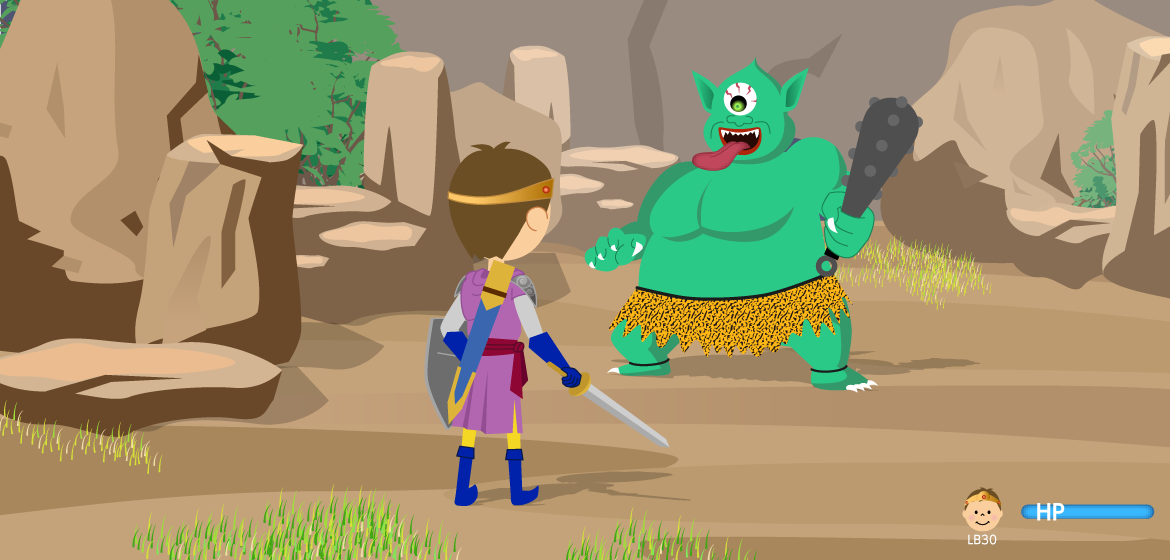 RPGゲームのイラスト